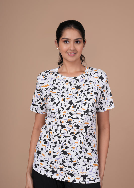 Women’s Zipless Feeding Top-White