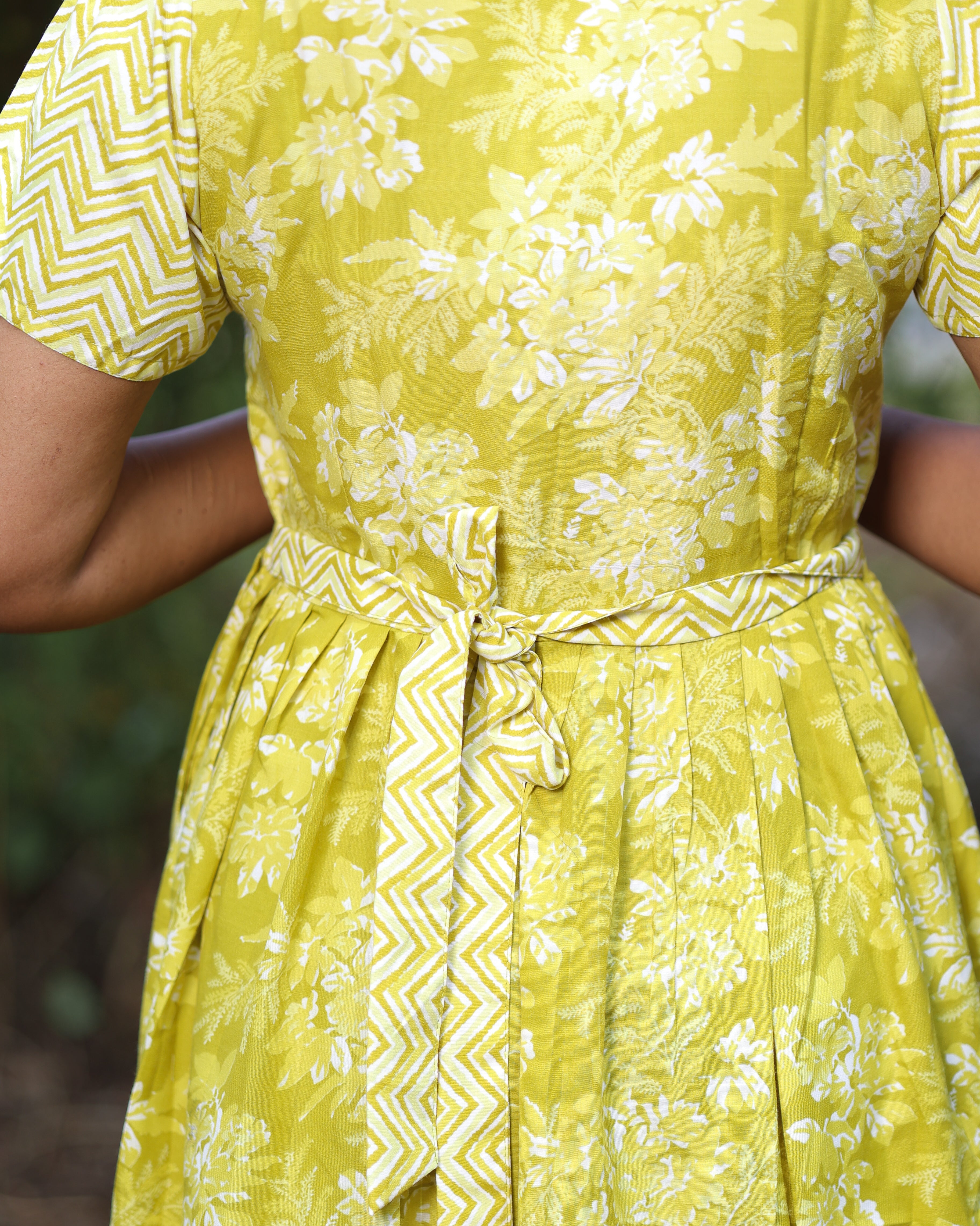 Feeding Women's Maxi Nighty – Full-Length Nightwear (Mustard Yellow)