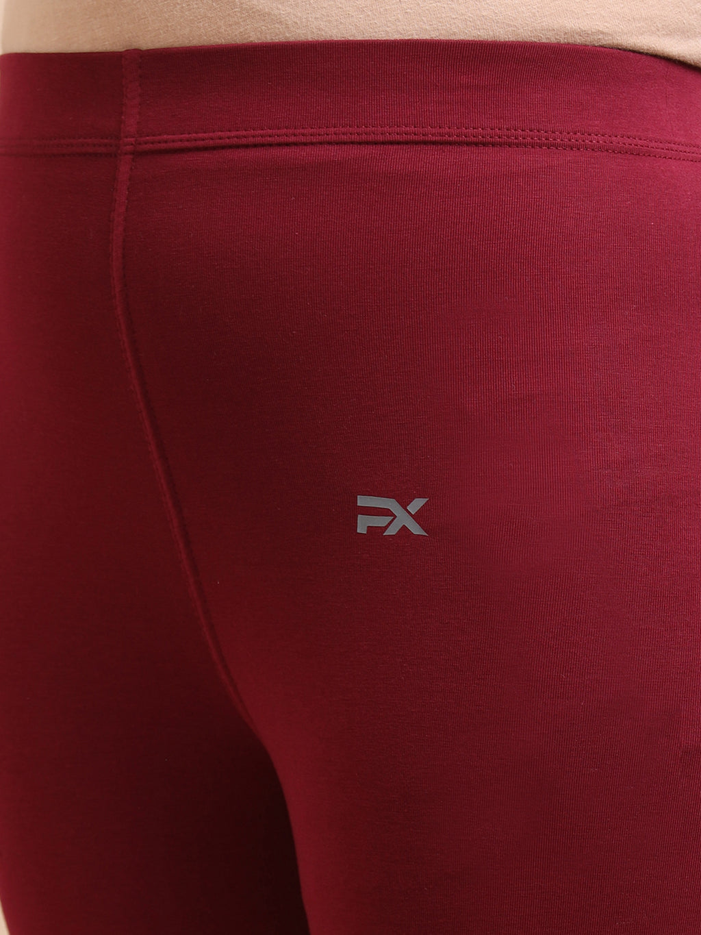 Maroon Ankle Fit Leggings for Women