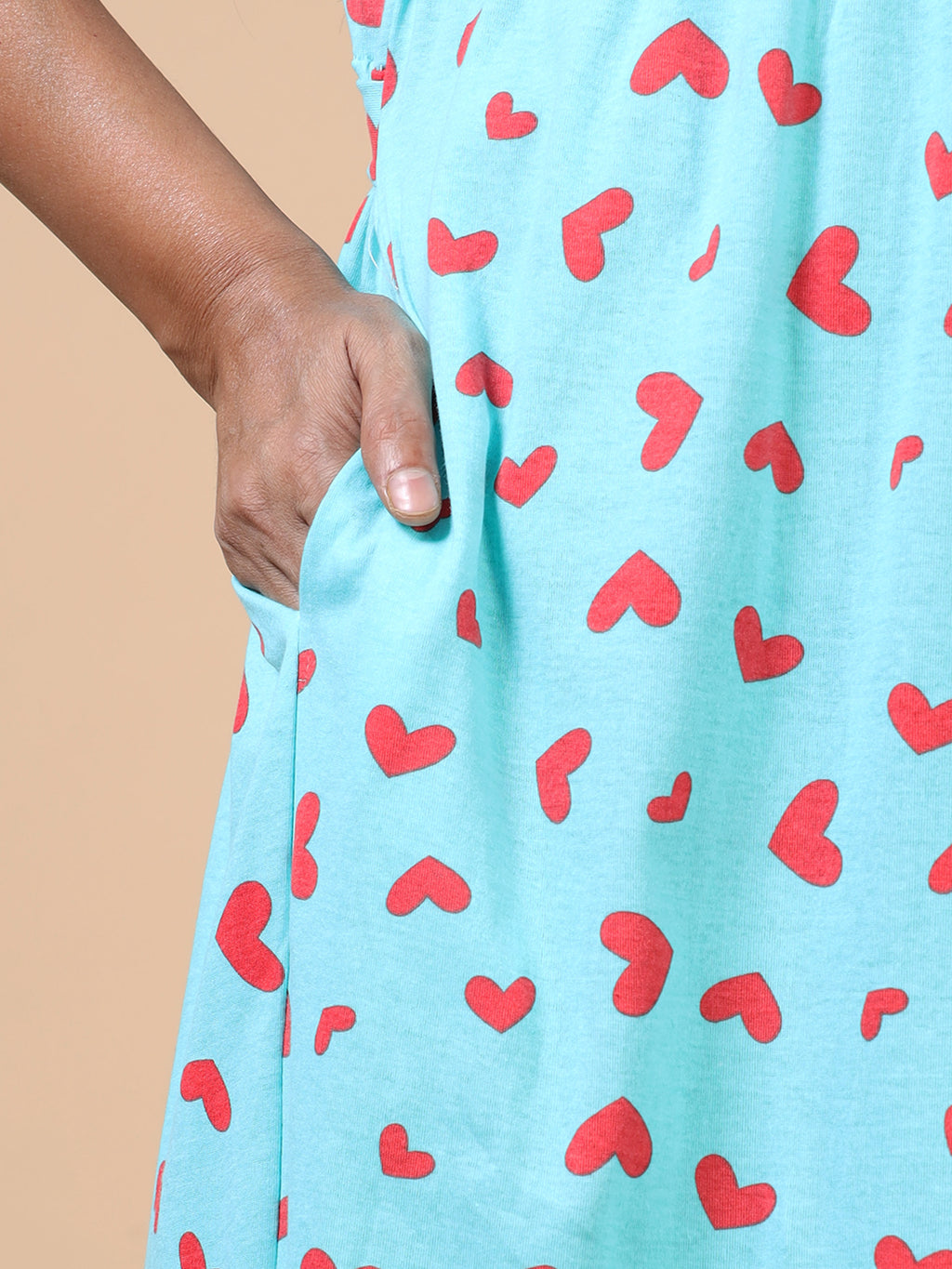 Dupatta Style Zipless Feeding Maternity Wear Dres - Off White