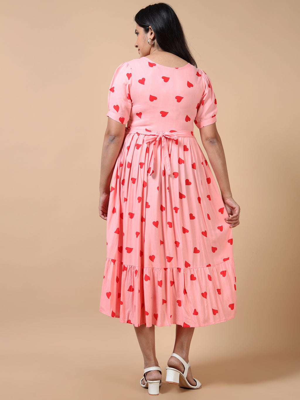 Feeding Peach Heart Maternity Kurti