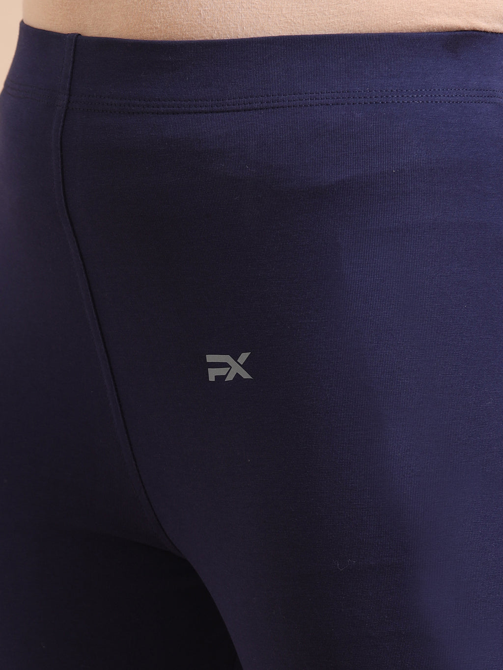 Navy Blue Ankle Fit Leggings for Women