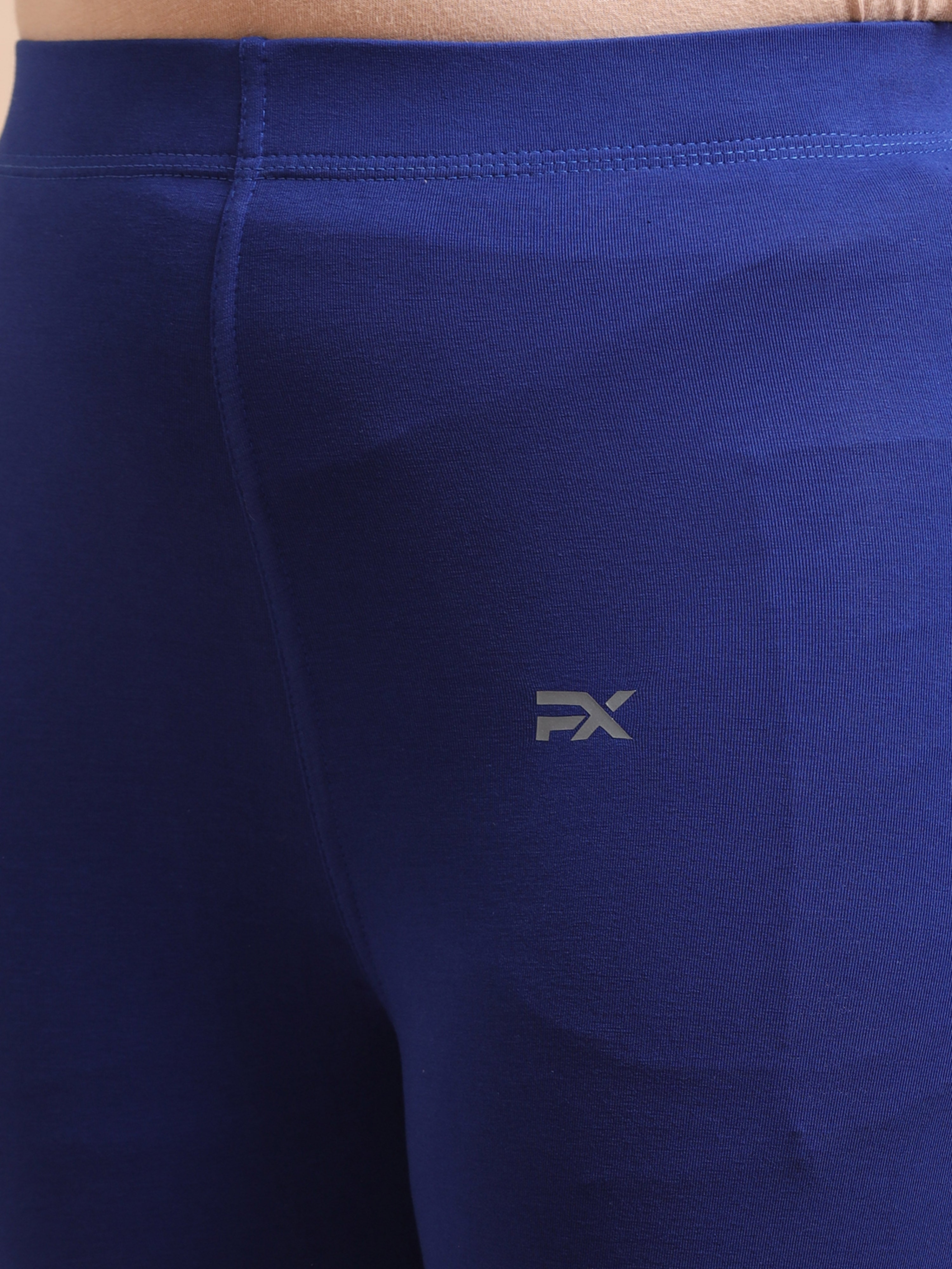 Royal Blue Ankle Fit Leggings for Women
