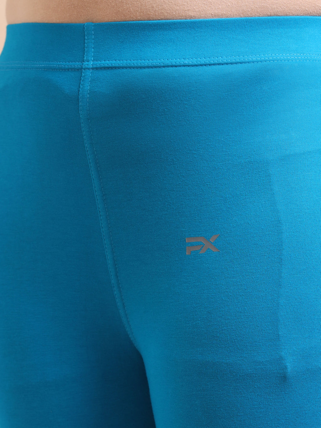 Turquoise Blue Ankle Fit Leggings for Women