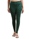 Forest Green Ankle Fit Leggings for Women