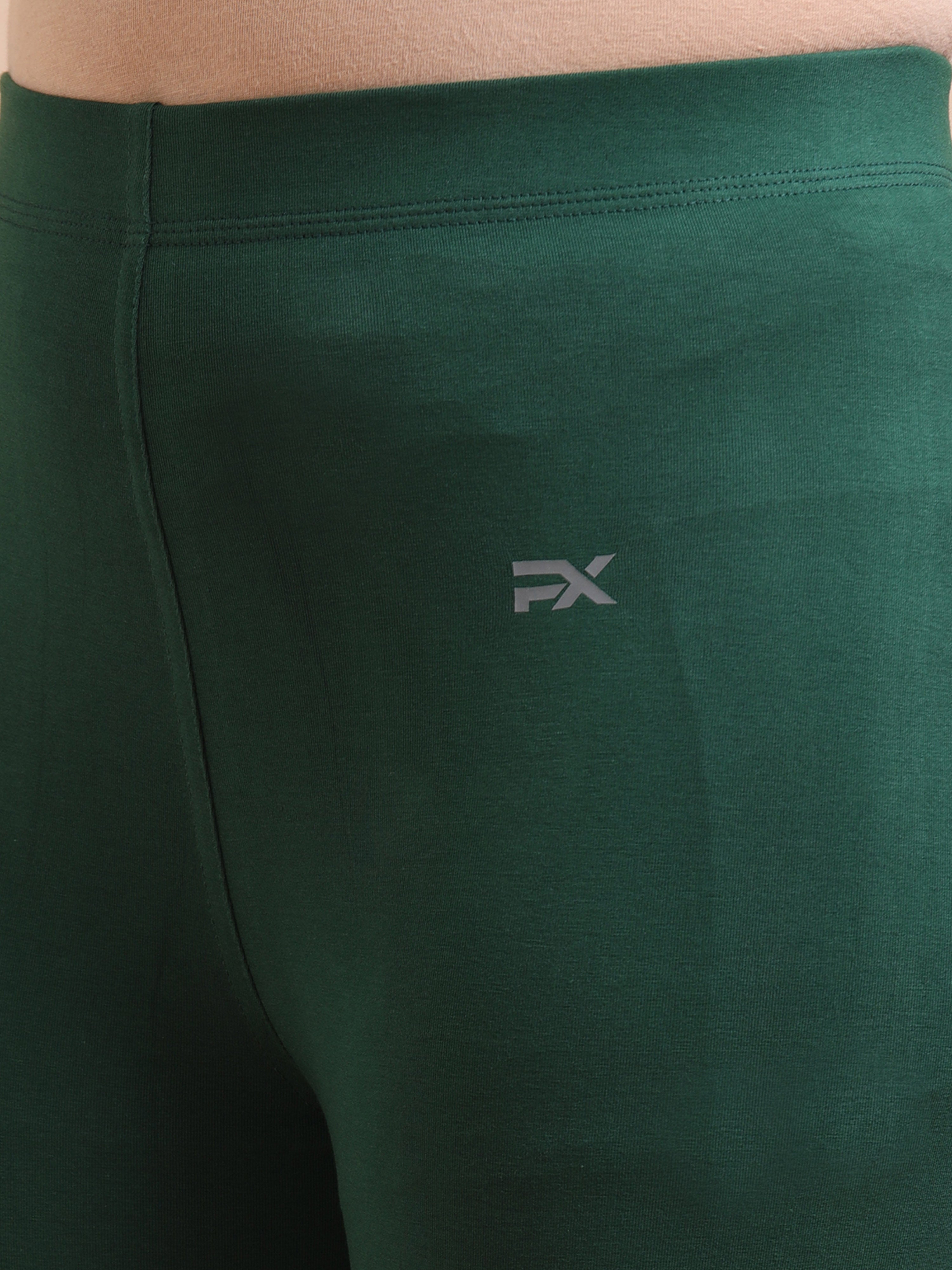 Forest Green Ankle Fit Leggings for Women