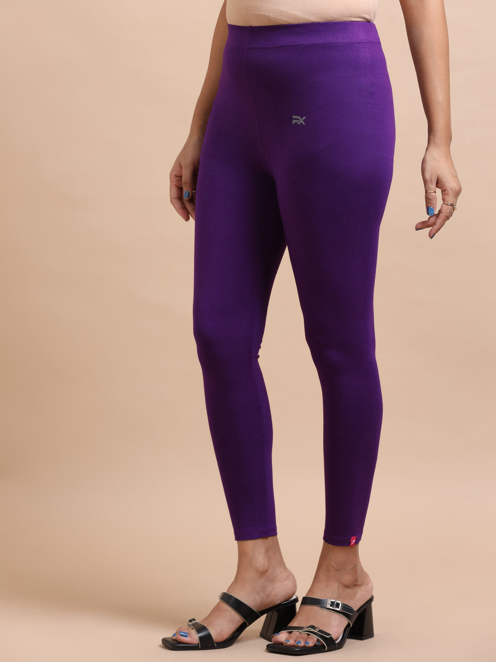 Royal Purple Ankle Fit Leggings for Women