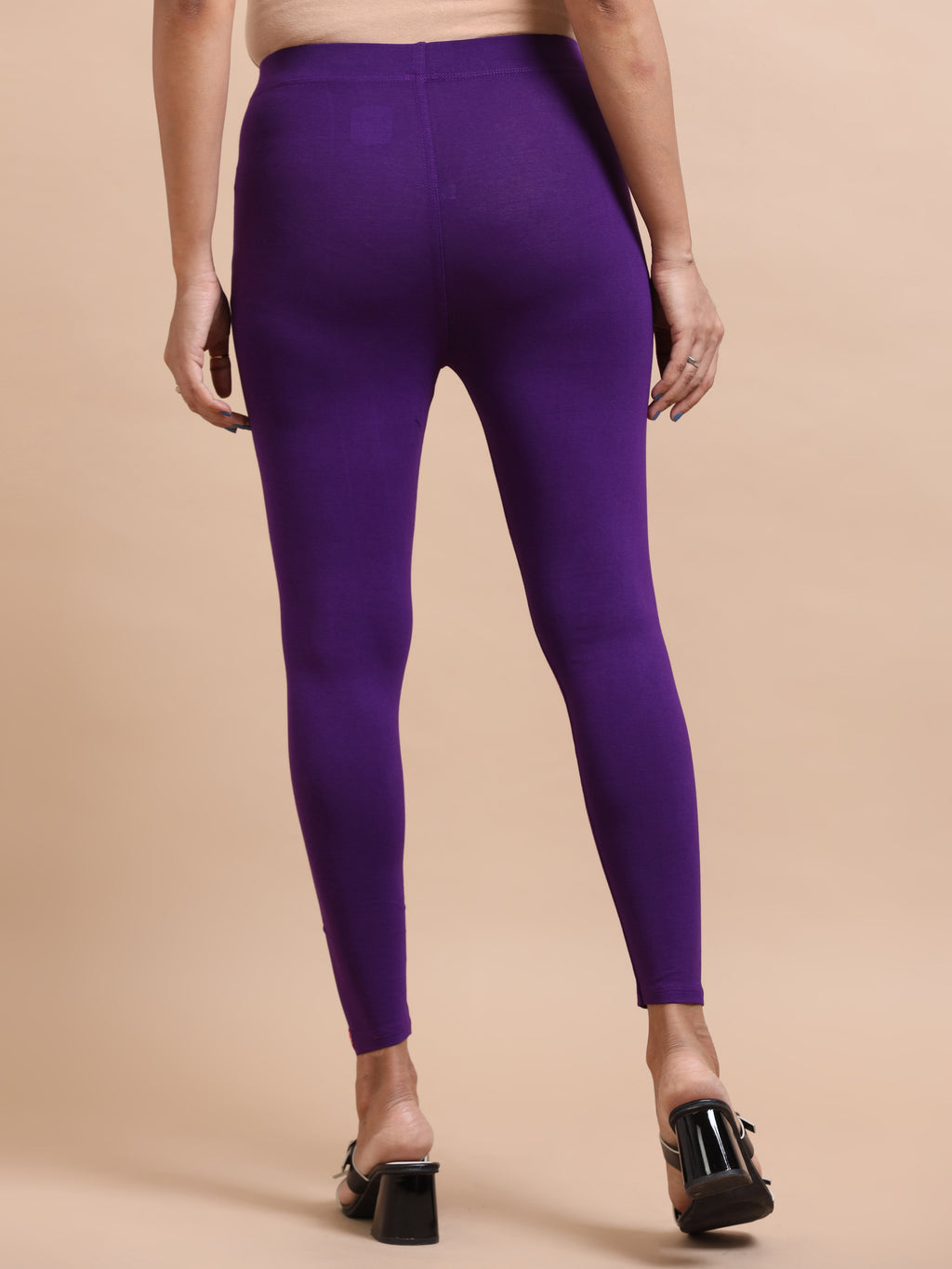 Royal Purple Ankle Fit Leggings for Women