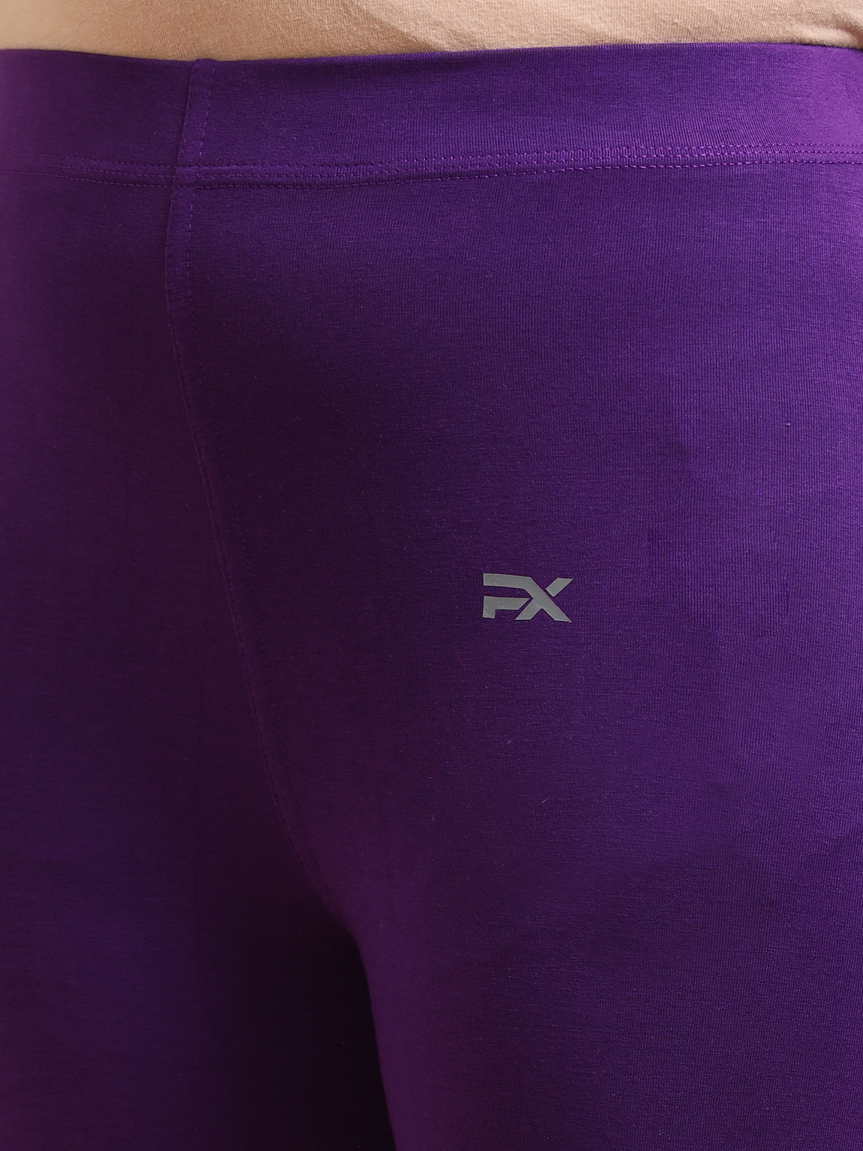 Royal Purple Ankle Fit Leggings for Women