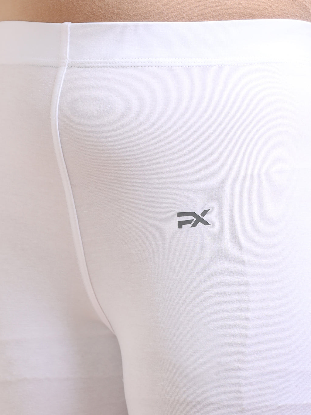 White Ankle Fit Leggings for Women