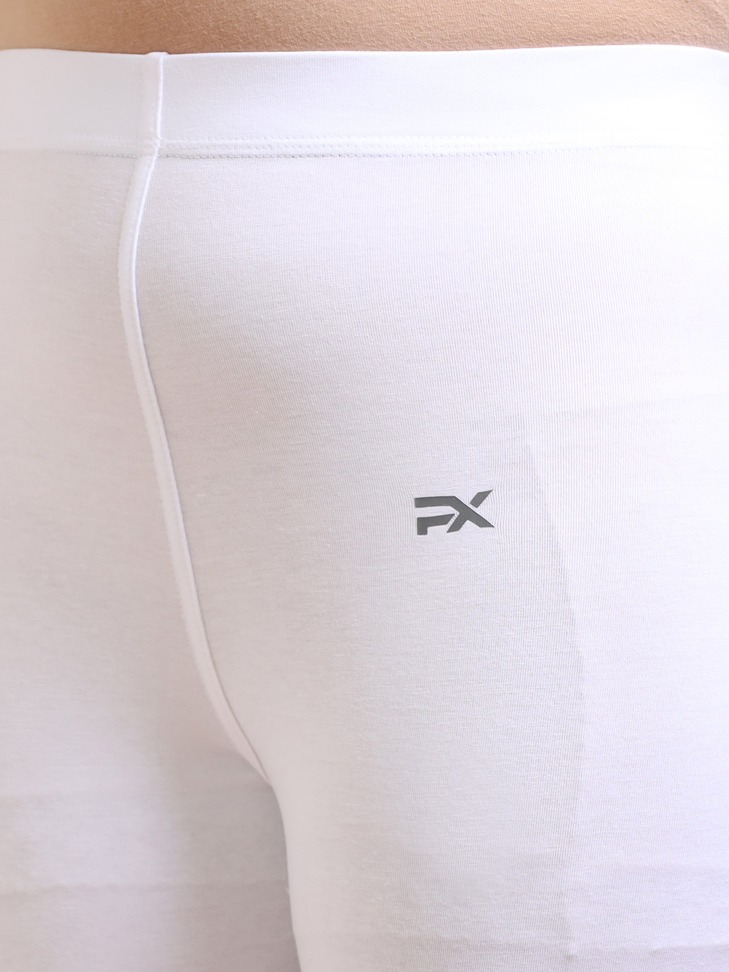 White Ankle Fit Leggings for Women