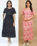 Zipless feeding maternity wear - pure soft cotton combo 1