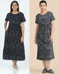 Zipless feeding maternity wear - pure soft cotton combo 1.3