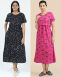 Zipless feeding maternity wear - pure soft cotton combo 1.6