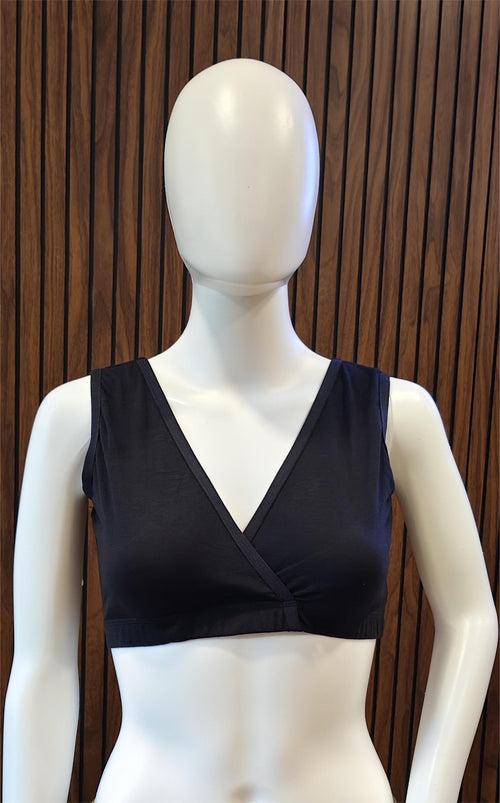 Black Comfort Fit Sleep Bra